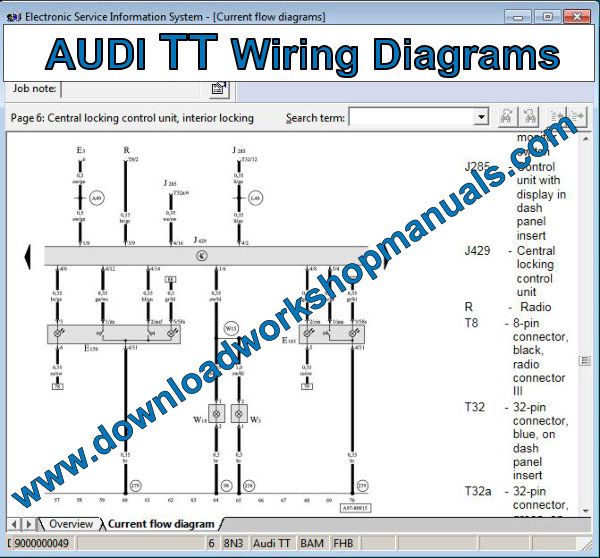 AUDI TT Wiring Diagrams